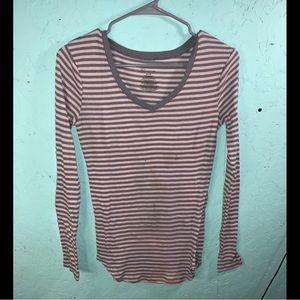 Striped Long Sleeve Top